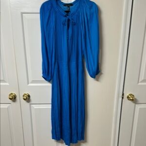 Elegant Blue Women's Dress